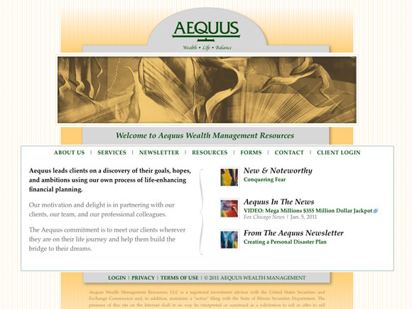 Aequus website image 1