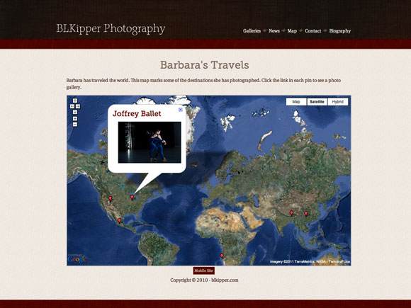 Barbara Levy Kipper New Site Travels Page
