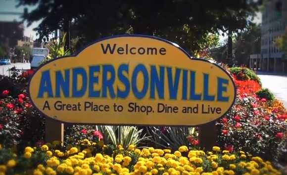 Welcome to Andersonville Sign