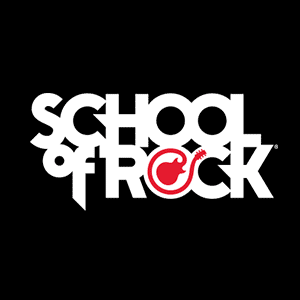 School of Rock logo on black background