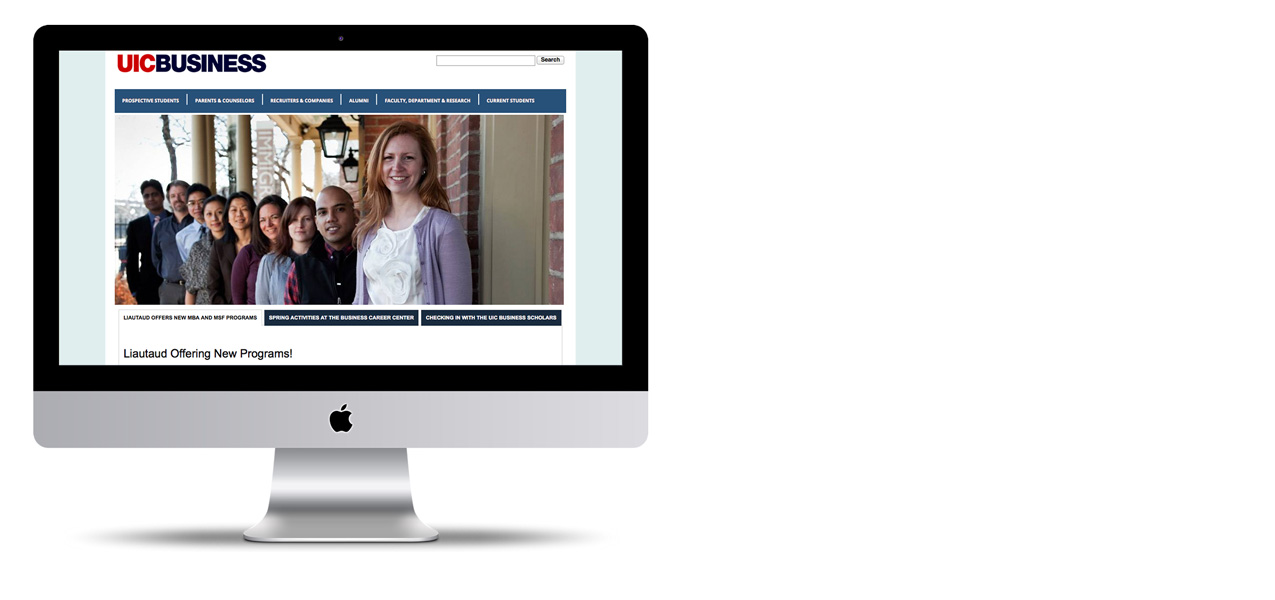 UIC College of Business Administration Website