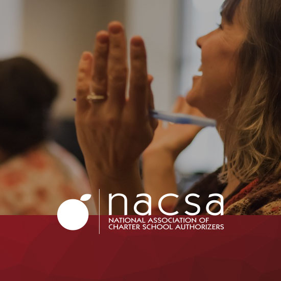 NACSA logo with photo of woman in background