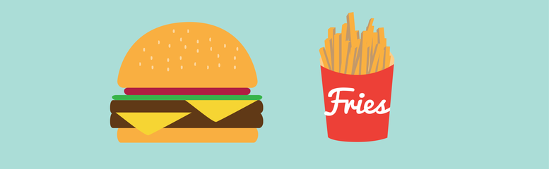 burger and fries is a metaphor for fast websites