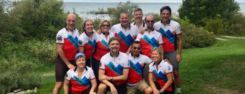 Team Alliance for the Great Lakes on Climate Ride