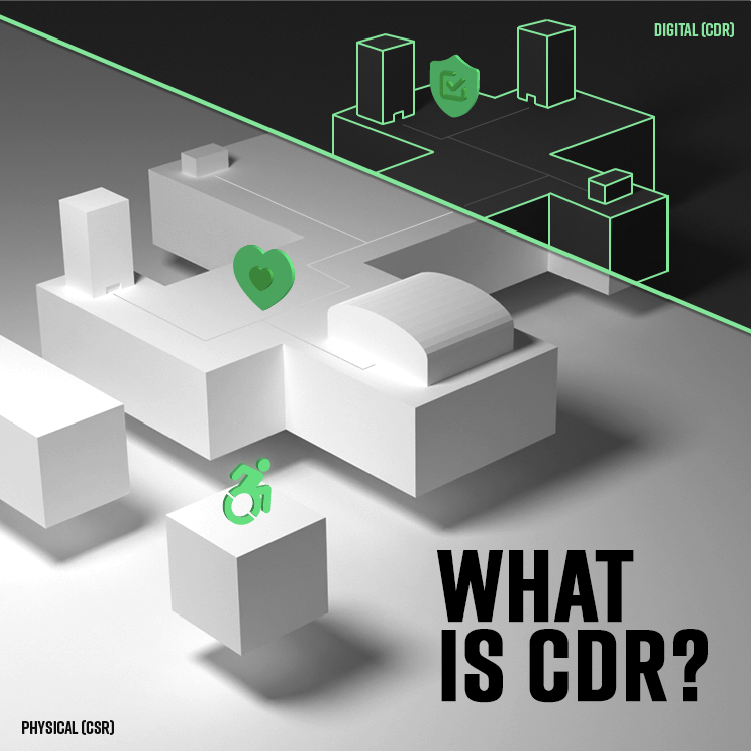 Graphic illustration asking the question "What is CDR?"