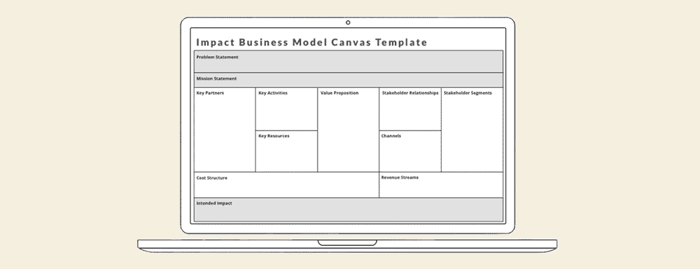 The Impact Business Model Canvas from Stanford University