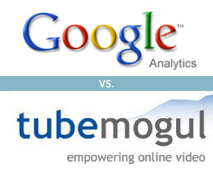 Google analytics logo and tubemogul logo
