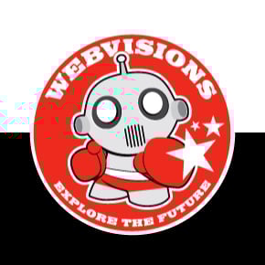 Webvisions Explore The Future logo
