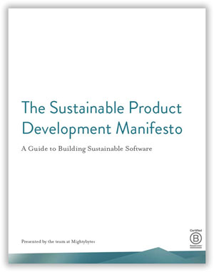 The Sustainable Product Development Manifesto