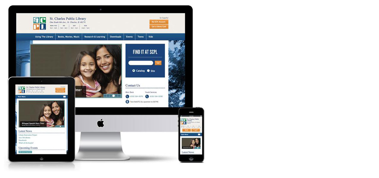 St. Charles Public Library Website