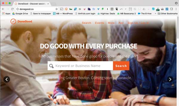 donegood homepage