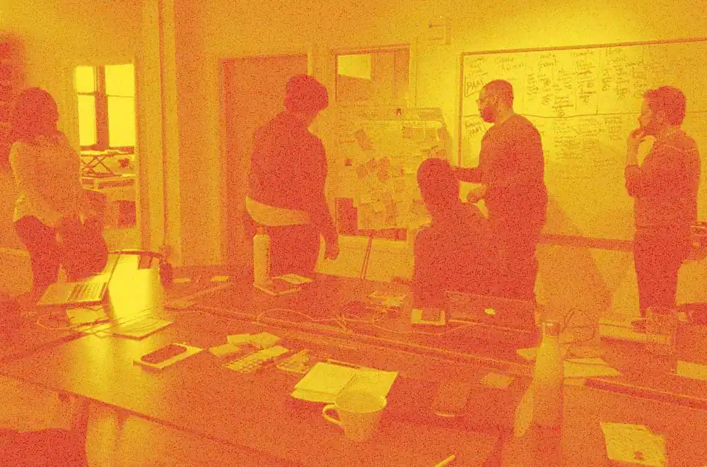 Alliance for the Great Lakes team participating in a design exercise